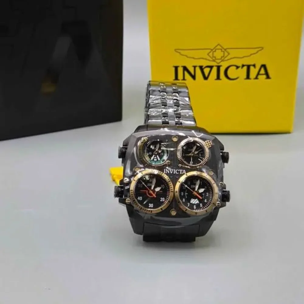 Invicta Aviator Zulu Time Men's Watch - 50mm. Gunmetal